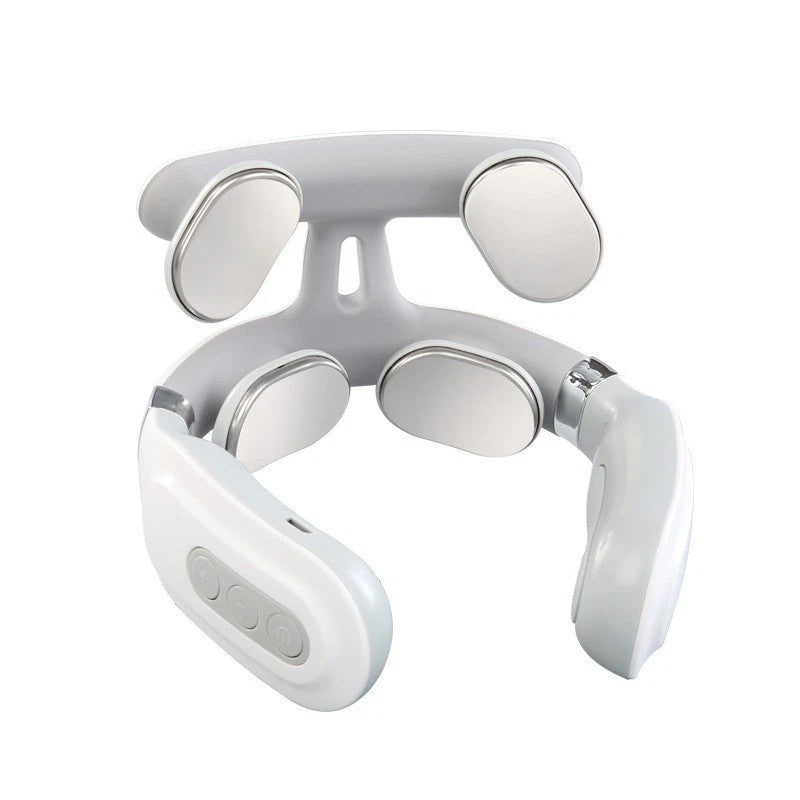 Masseur Cervical Électrique – 4 Modes, Chaleur 42°C & 15 Niveaux