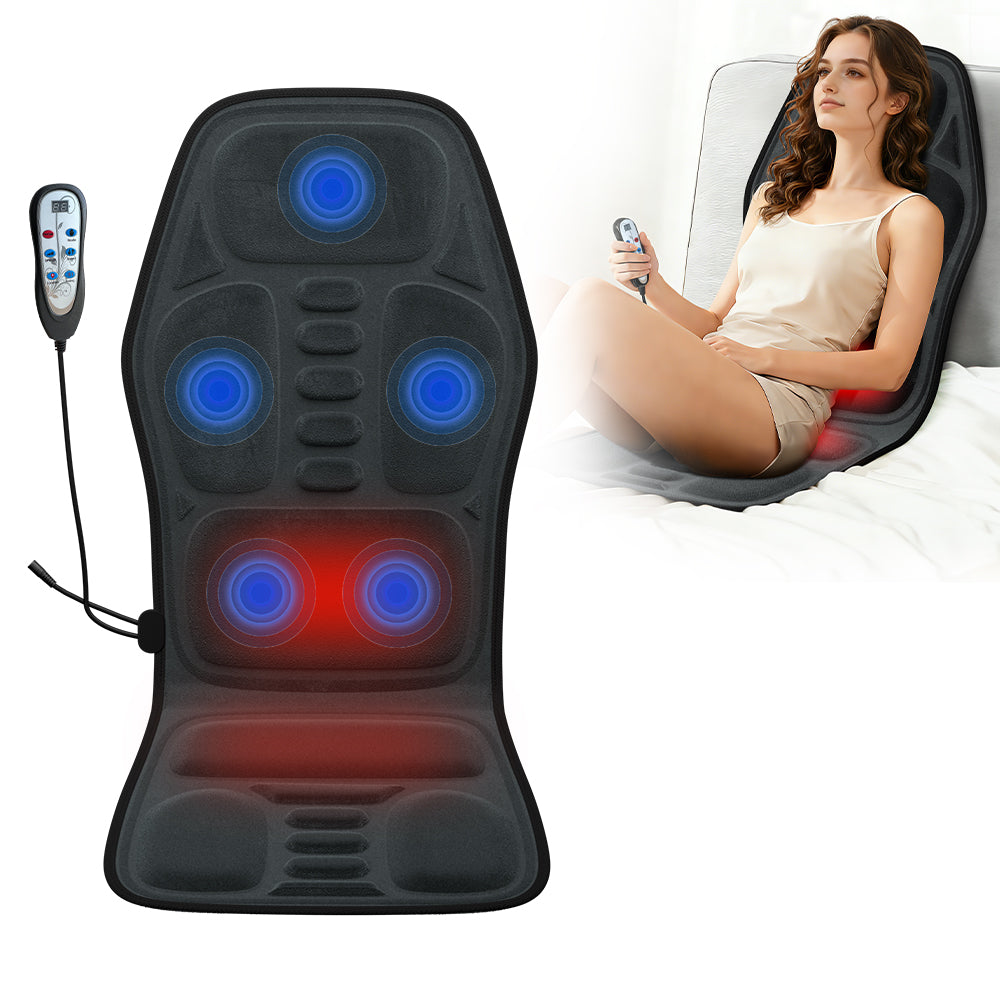 Coussin Massant Électrique Cou & Dos – 9 Modes, Chaleur & Minuterie