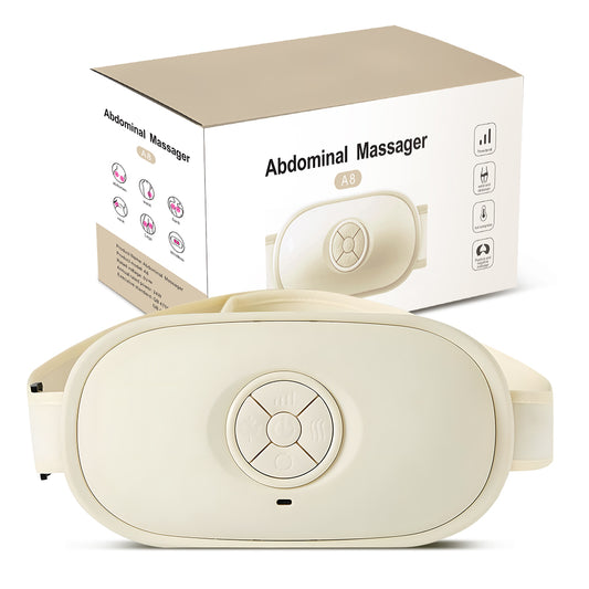 Heated Abdominal Massager – Red Light Therapy & Human Hand Simulation
