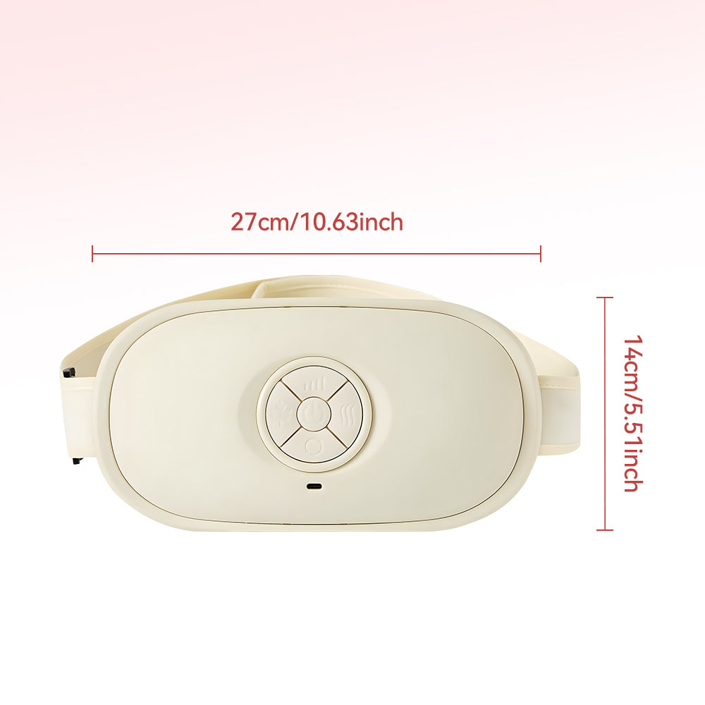 Masseur Abdominal Chauffant – Luminothérapie Rouge & Simulation Main Humaine